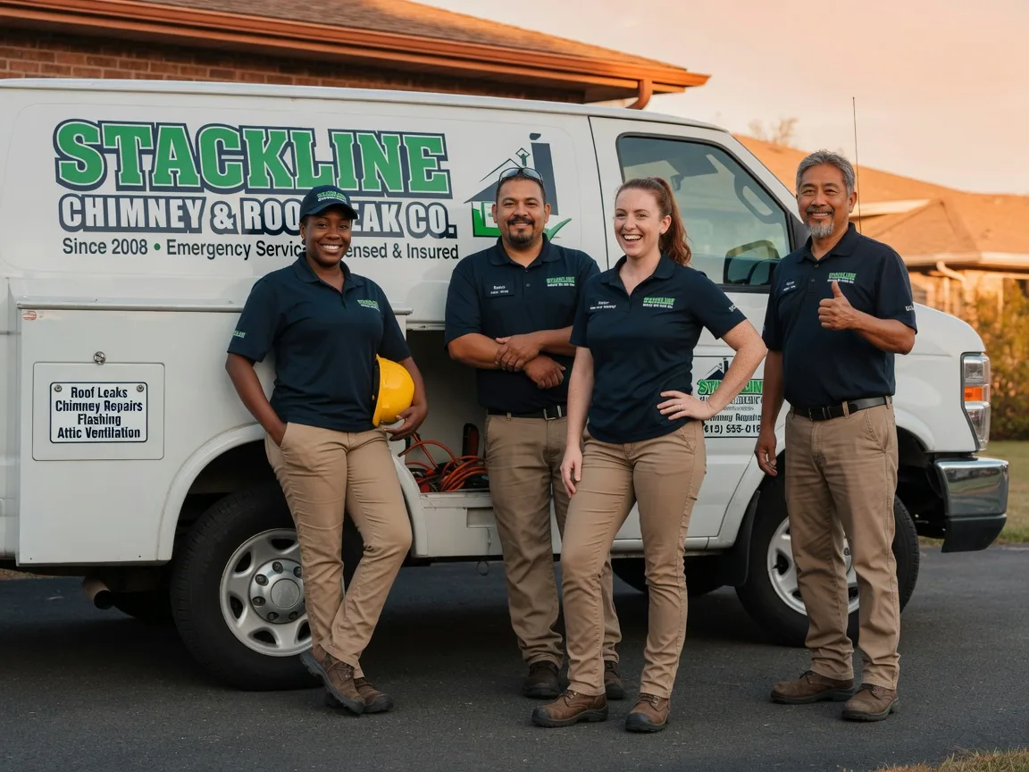 Chimney flashing repair company in Jerseyville, IL